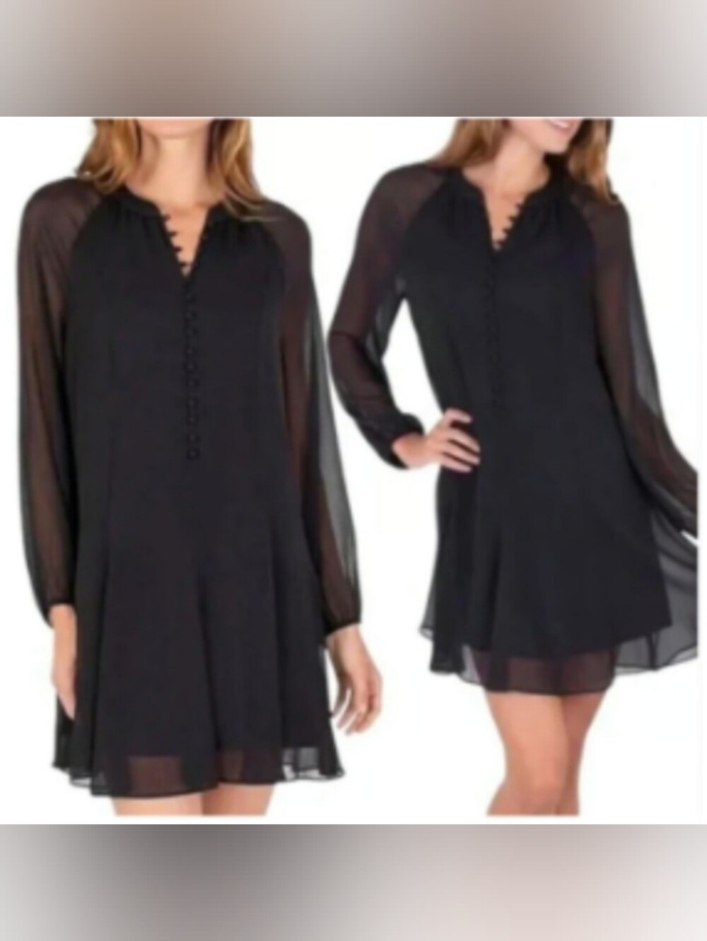 $378 Joie Ladies M Balloon Sleeve Dress, Limited Edition